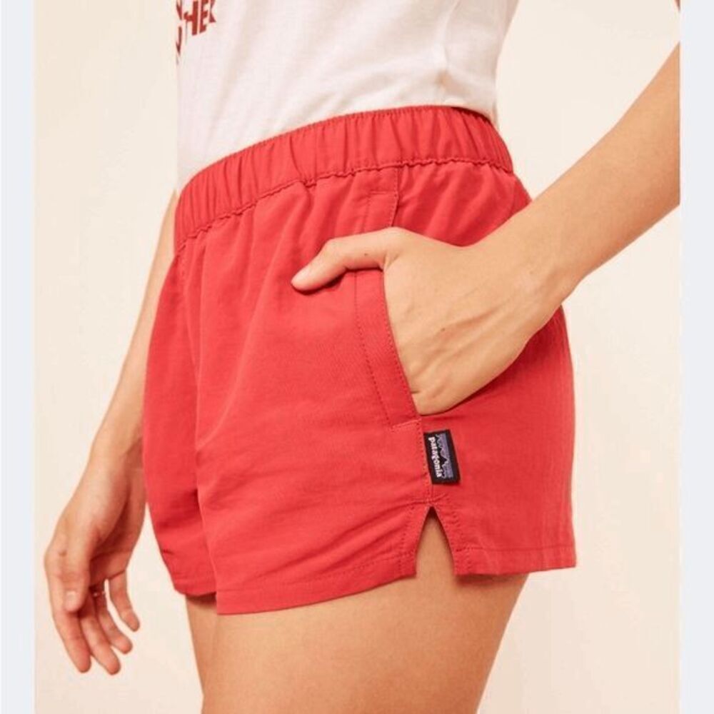 Patagonia Red Athletic Shorts